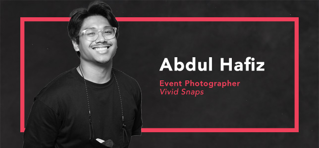 Abdul Hafiz, Event Photographer Singapore