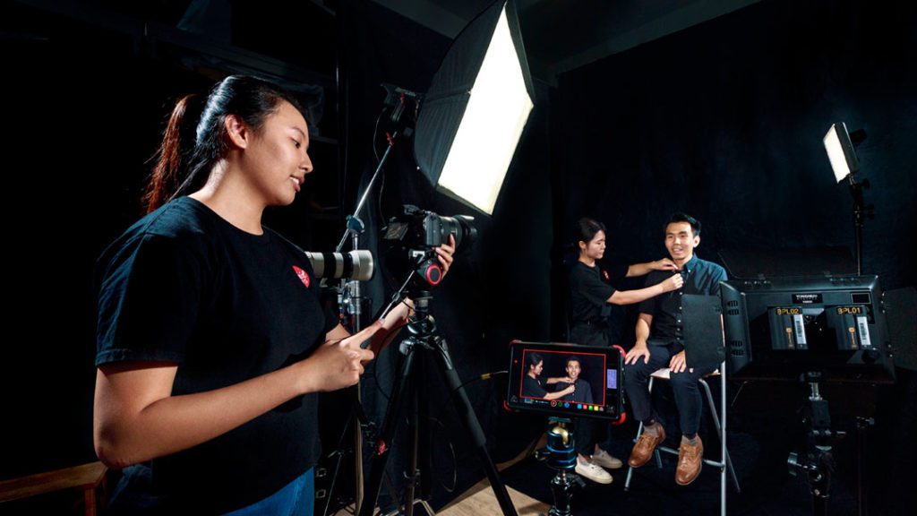 Reference Setup of a Corporate Video Studio in Singapore