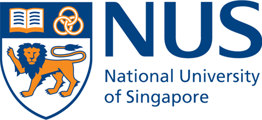 Logo of NUS.