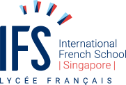 Logo of International French School Singapore.