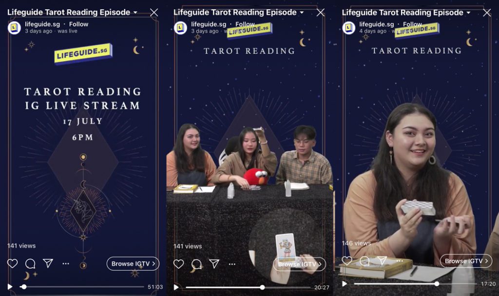 Tarot Reading Livestream in Singapore