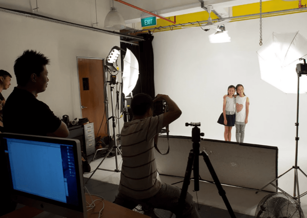 Two Kids Posing For A Photoshoot