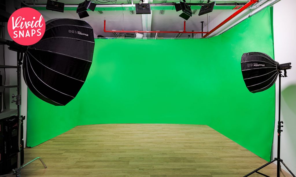 Green Screen Video Filming Studio for Virtual Event Platform in Singapore