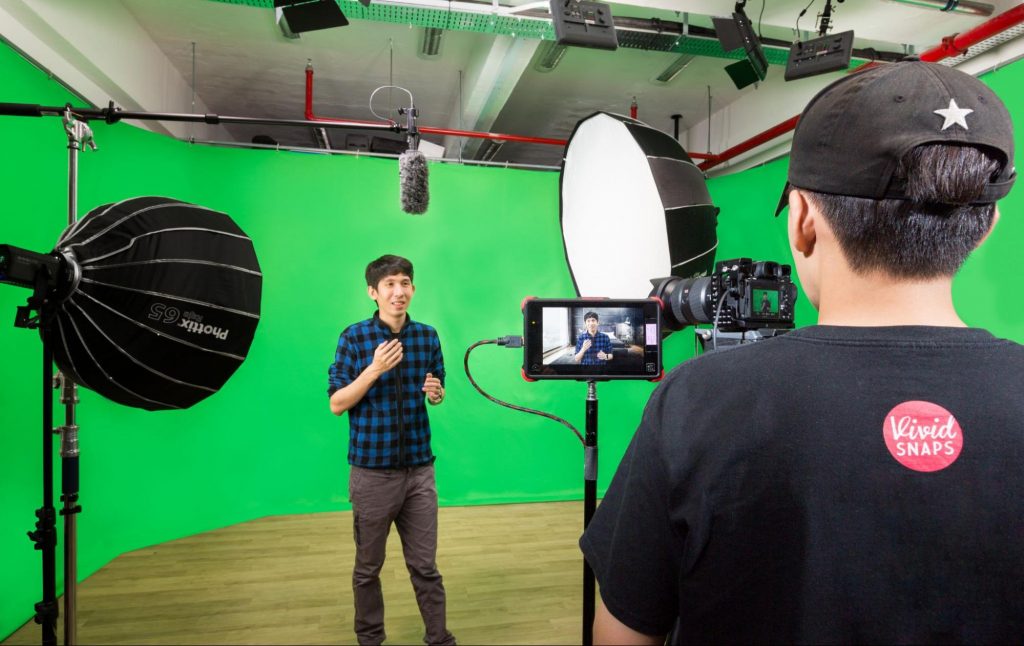 Green Screen Studio Filming & Video Production in Singapore