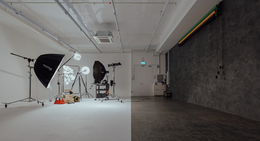 A Complete Photoshoot Set-Up In A Studio