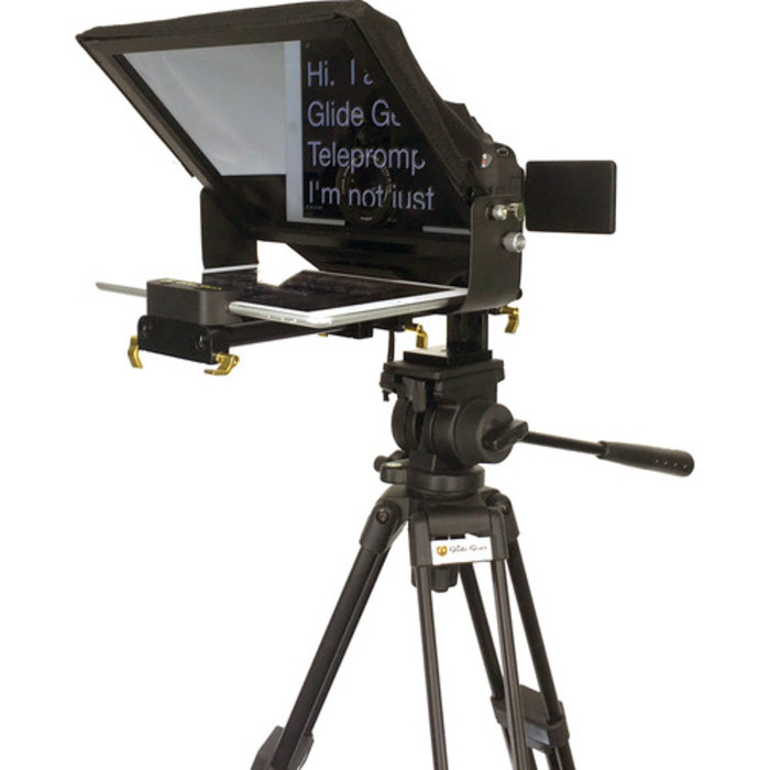 Teleprompter for corporate video production