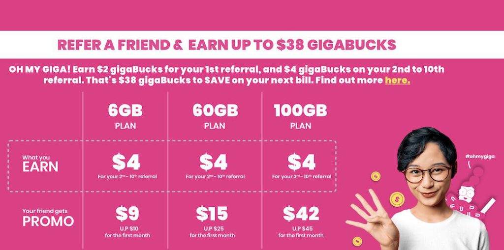 Giga Mobile Referral Code Singapore