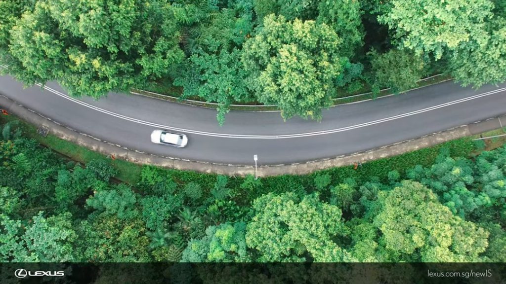 Drone Footage for a Car Lunch Video Production Singapore