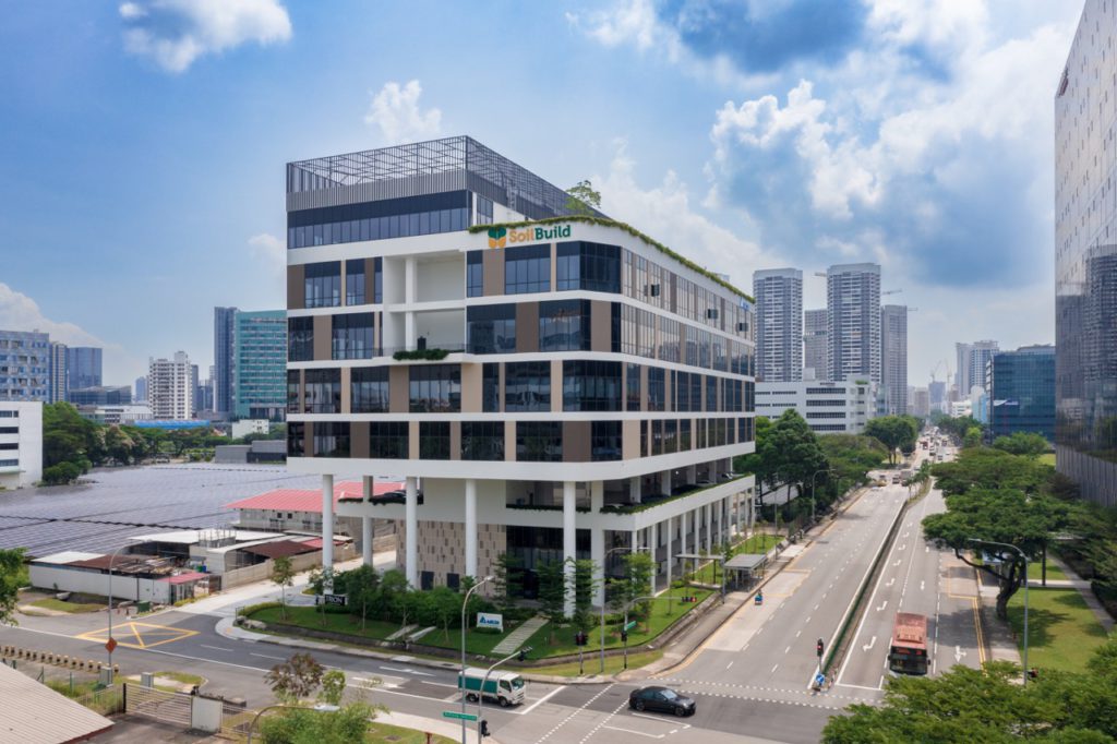 Drone Photographer for Commercial Building Singapore
