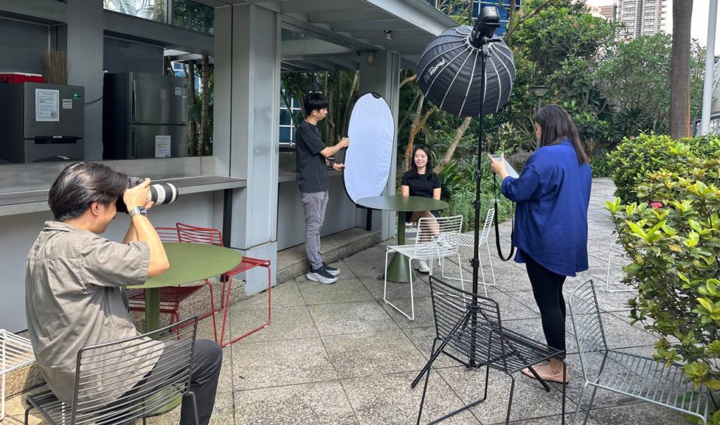 Professional Photographer for a Portrait Photo Shoot