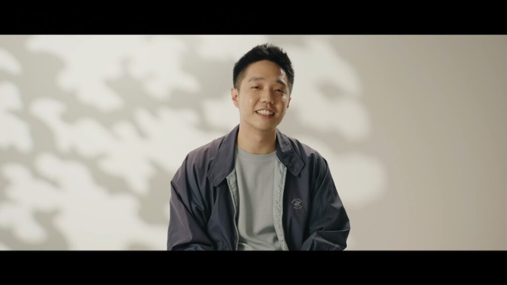 Headshot with "bokeh" effect and shadows (Photo of man in casual wear)