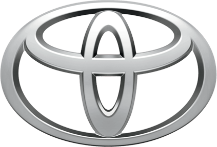Logo of Toyota.