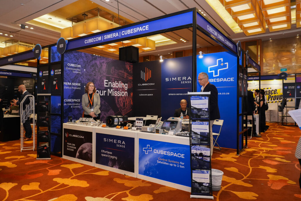 Commercial aerospace exhibitor booths and hardware displays   