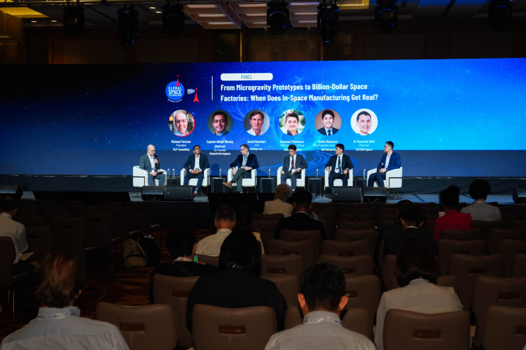 Industry experts during the "Launch Industry Outlook" panel session at GSTCE 2026.    