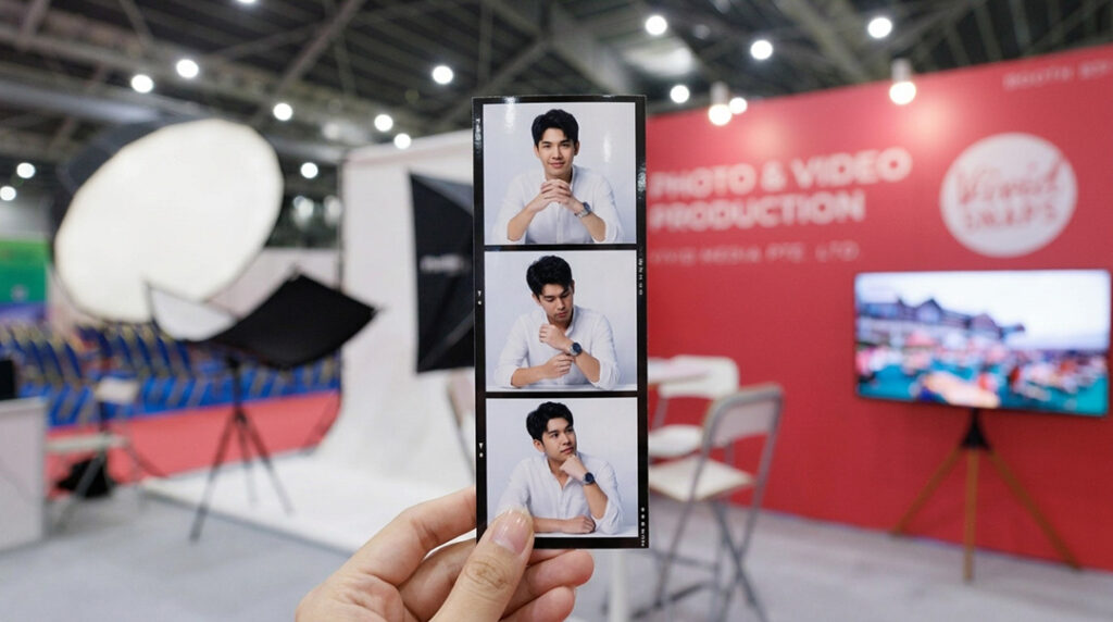 Korean Style Photo Booth for Event in Photo Strip Format