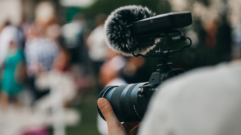 Professional video equipment for high-impact green campaign filming.