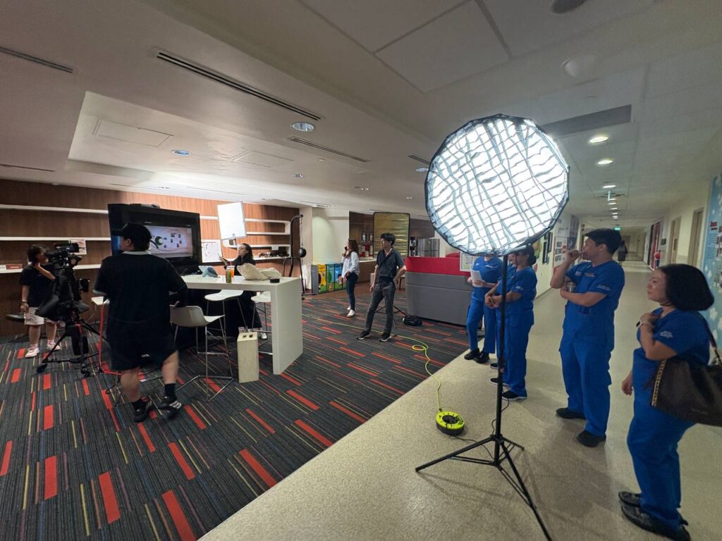 Behind the Production | Raffles Medical.